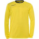 Camisetas deportivas amarillas de poliester manga larga transpirables Uhlsport talla XS para hombre 