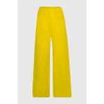 Pantalones amarillos de lino de cintura alta Ulla Johnson talla XS para mujer 