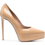Zapatos beige de goma con plataforma con tacón más de 9cm con logo LE SILLA talla 39 para mujer 