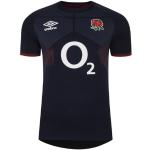 UMBRO England 2023/24 - Camiseta de rugby para niños, réplica alternativa, color azul marino/rojo, Producto oficial, X-Large