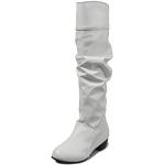 Botas blancas de sintético de caña baja  acolchadas talla 36 para mujer 