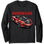 Una gran camiseta súper rápida de Supercar para los amantes de los coches deportivos Manga Larga