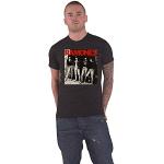 Unbekannt Ramones Rocket to Russia Camiseta, Schwarz/Schwarz, L/L para Hombre