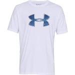 Camisetas deportivas blancas de poliester manga corta transpirables con logo Under Armour talla S para hombre 