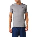 Camisetas deportivas grises de poliester rebajadas manga corta Under Armour talla M para hombre 