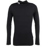 Camisetas negras de poliester de compresión de invierno transpirables Under Armour talla L para hombre 
