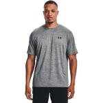 Camisetas deportivas grises de poliester rebajadas transpirables de punto Under Armour talla S para hombre 