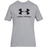 Under Armour Sportstyle Logo Tee, Camiseta gris para hombre