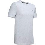 Camisetas deportivas grises de poliester manga corta transpirables de punto Under Armour talla XS para hombre 