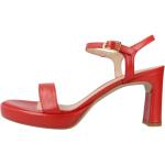 Sandalias rojas de tiras Unisa talla 39 para mujer 