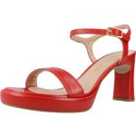 Sandalias rojas de verano Unisa talla 40 para mujer 