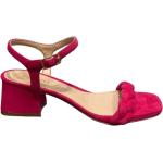 Sandalias rosas de goma de tacón Unisa talla 40 para mujer 