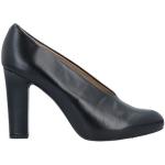 Zapatos negros de goma de tacón rebajados con tacón cuadrado Unisa talla 36 para mujer 