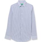 Camisas blancas de poliamida a rayas marineras con rayas United Colors of Benetton talla XL para hombre 