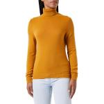 Cárdigans marrones de lana manga larga con cuello alto United Colors of Benetton talla M para mujer 