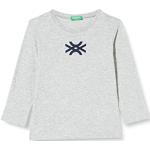 Camisetas grises de manga corta infantiles United Colors of Benetton 24 meses 