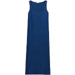 Vestidos bordados azules con cuello redondo informales United Colors of Benetton talla XS para mujer 
