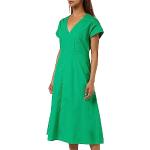 Vestidos verdes de popelín de manga corta manga corta informales United Colors of Benetton talla XS para mujer 