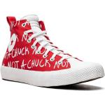 Sneakers altas rojos de goma Converse para mujer 