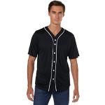 Camisetas baseball negras de tejido de malla rebajadas manga corta Clásico Urban Classics talla XL para hombre 