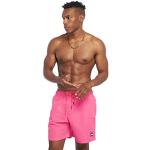 Bañadores deportivos rosa neón rebajados tallas grandes Clásico Urban Classics talla 3XL para hombre 