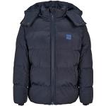 Urban Classics Boys Hooded Puffer Jacket Chaqueta, Azul Marino, 146/152 cm para Niños