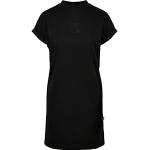 Vestidos negros de jersey de tenis rebajados con cuello redondo Clásico Urban Classics talla S para mujer 
