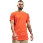 Camisetas naranja de algodón de cuello redondo rebajadas tallas grandes con cuello redondo Clásico con logo Urban Classics talla 5XL para hombre 