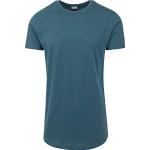 Camisetas deportivas turquesas de algodón rebajadas tallas grandes manga larga con cuello redondo Clásico Urban Classics talla 3XL para hombre 