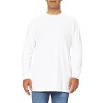 Camisetas blancas de algodón de manga corta rebajadas tallas grandes Clásico Urban Classics talla 6XL para hombre 