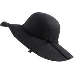 Sombreros Bombín negros de lana de invierno vintage talla M para mujer 