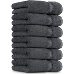 Juegos de toallas grises de algodón rebajados en pack de 6 piezas 
