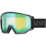 Gafas negras de esquí rebajadas Uvex Athletic Talla Única para mujer 