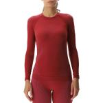 Camisetas interiores deportivas orgánicas rojas de poliamida rebajadas de otoño manga larga UYN talla 43 para mujer 