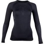 Camisetas interiores deportivas negras de piel rebajadas manga larga UYN talla XL para mujer 