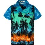 Camisas turquesas de verano tallas grandes V.H.O. talla M para hombre 