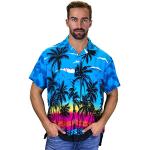 Camisas turquesas de verano informales V.H.O. talla S para hombre 