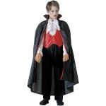 "VAMPIRE" (shirt with pants, vest, bow tie, cape) - (140 cm / 8-10 Years)