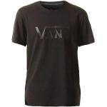 Camisetas negras de algodón de manga corta Vans talla M para hombre 
