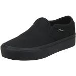 Sneakers negros de lona sin cordones informales Vans Old Skool Platform talla 38,5 para mujer 