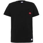 Camisetas negras de algodón de manga corta manga corta con cuello redondo con logo Vans talla S para hombre 