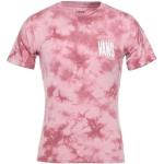 Camisetas rosa pastel de algodón de manga corta manga corta con cuello redondo con logo Vans talla M para hombre 