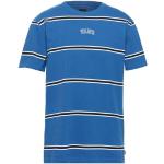 Camisetas azules neón de algodón de manga corta manga corta con cuello redondo con logo Vans talla S para hombre 