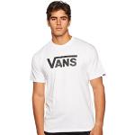 Camisetas blancas de algodón de manga corta manga corta Clásico con logo Vans talla XS para hombre 