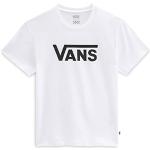 Vans Flying V Crew Girls Camiseta, Blanco, 7-8 Año