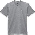 Camisetas grises de poliester de manga corta manga corta con cuello redondo lavable a máquina con logo Vans talla L para hombre 
