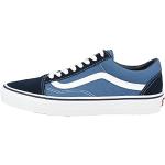 Sneakers canvas azules de lona rebajados informales Vans Old Skool talla 40,5 para hombre 