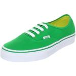 Zapatillas verdes de lona de lona Vans Authentic talla 36,5 para mujer 
