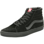 Sneakers altas negros de goma rebajados Vans SK8-Hi talla 35 para mujer 