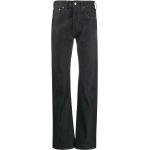 Jeans azules de algodón de corte recto rebajados ancho W31 largo L34 LEVI´S 501 para hombre 